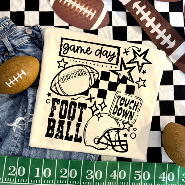 Game Day Football Single Color PNG