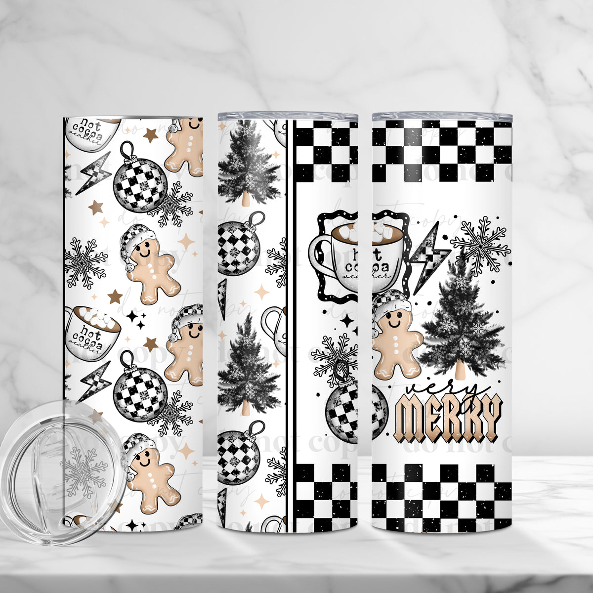 Very Merry Tumbler Wrap