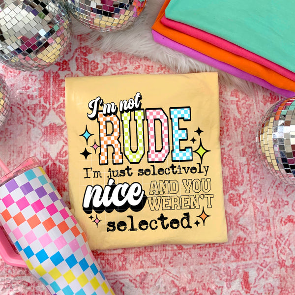 I'm Not Rude PNG