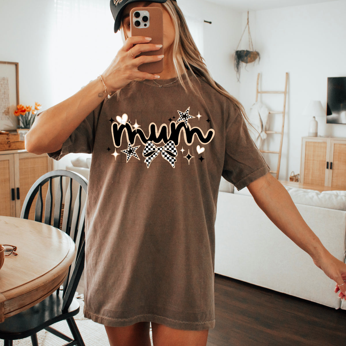 Mum Bows & Stars PNG