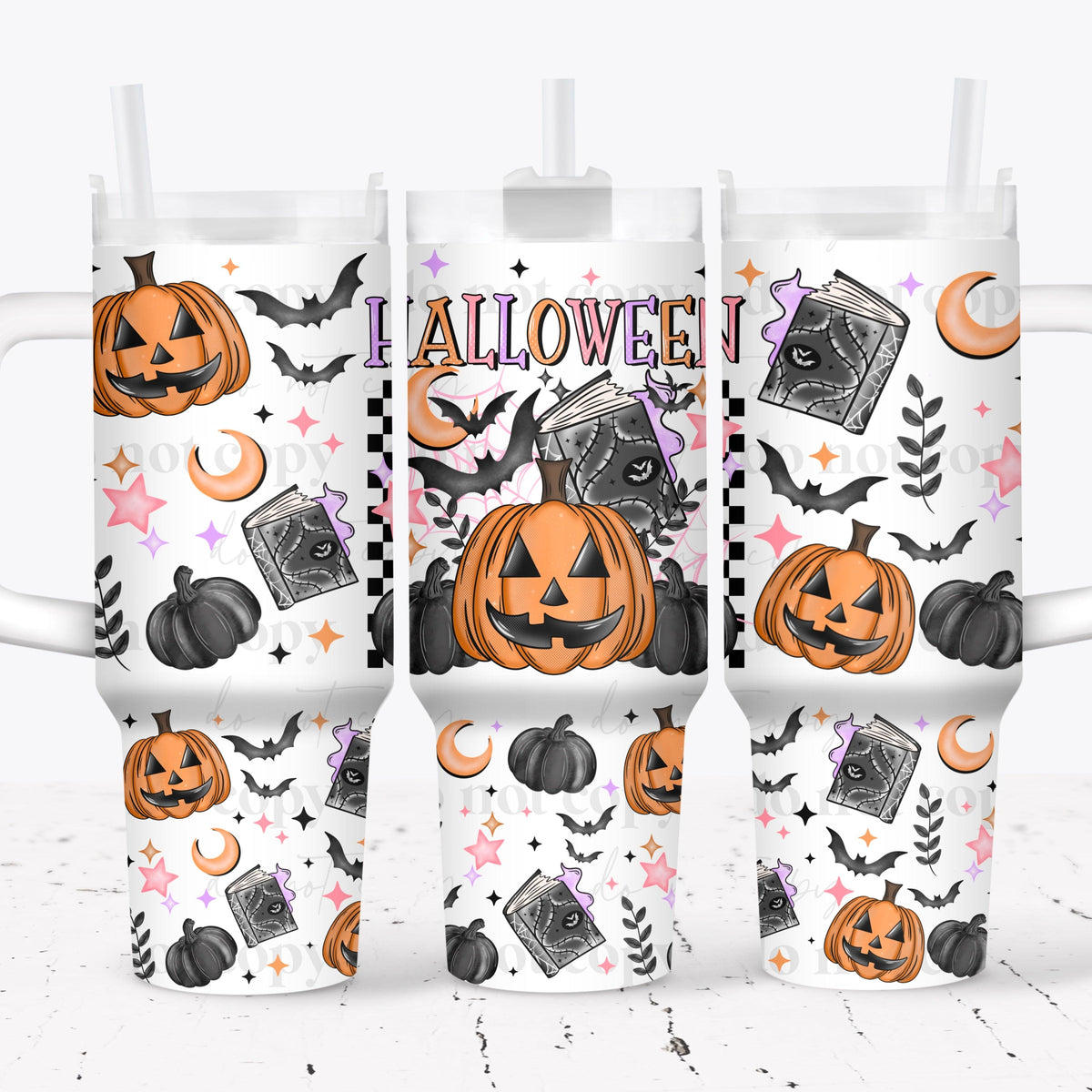 Halloween 40oz Tumbler Wrap