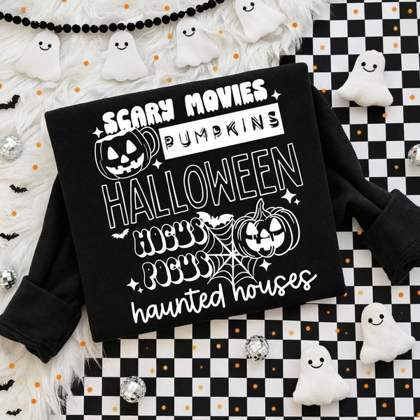 Halloween Things Single Color PNG