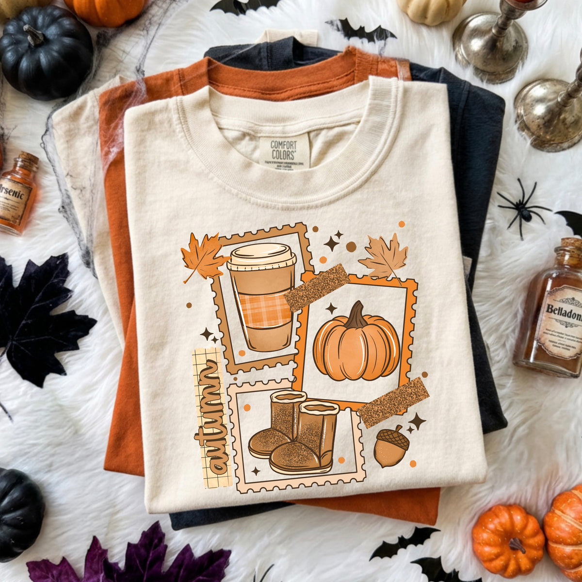 Autumn Stamps PNG