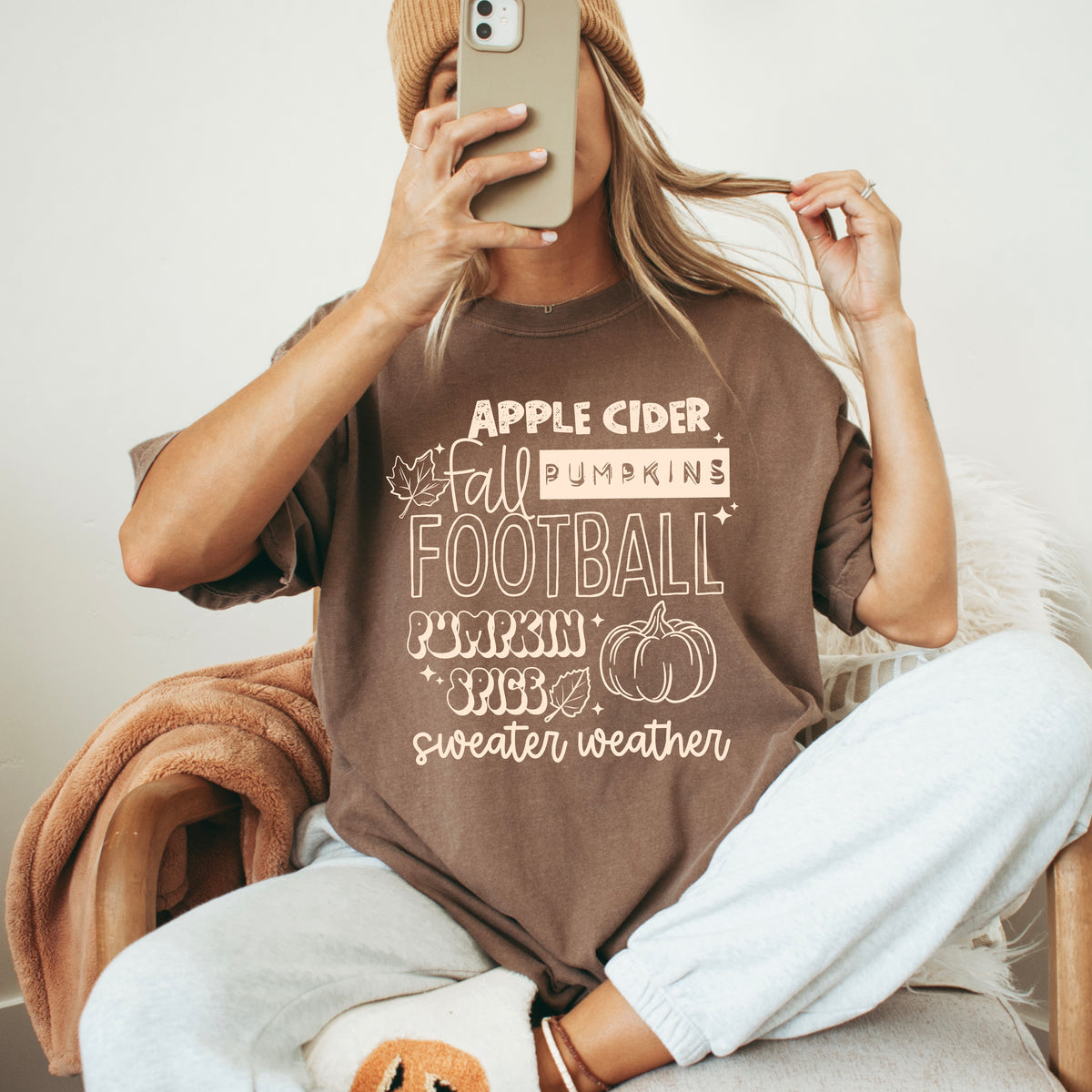 Fall Things Single Color PNG