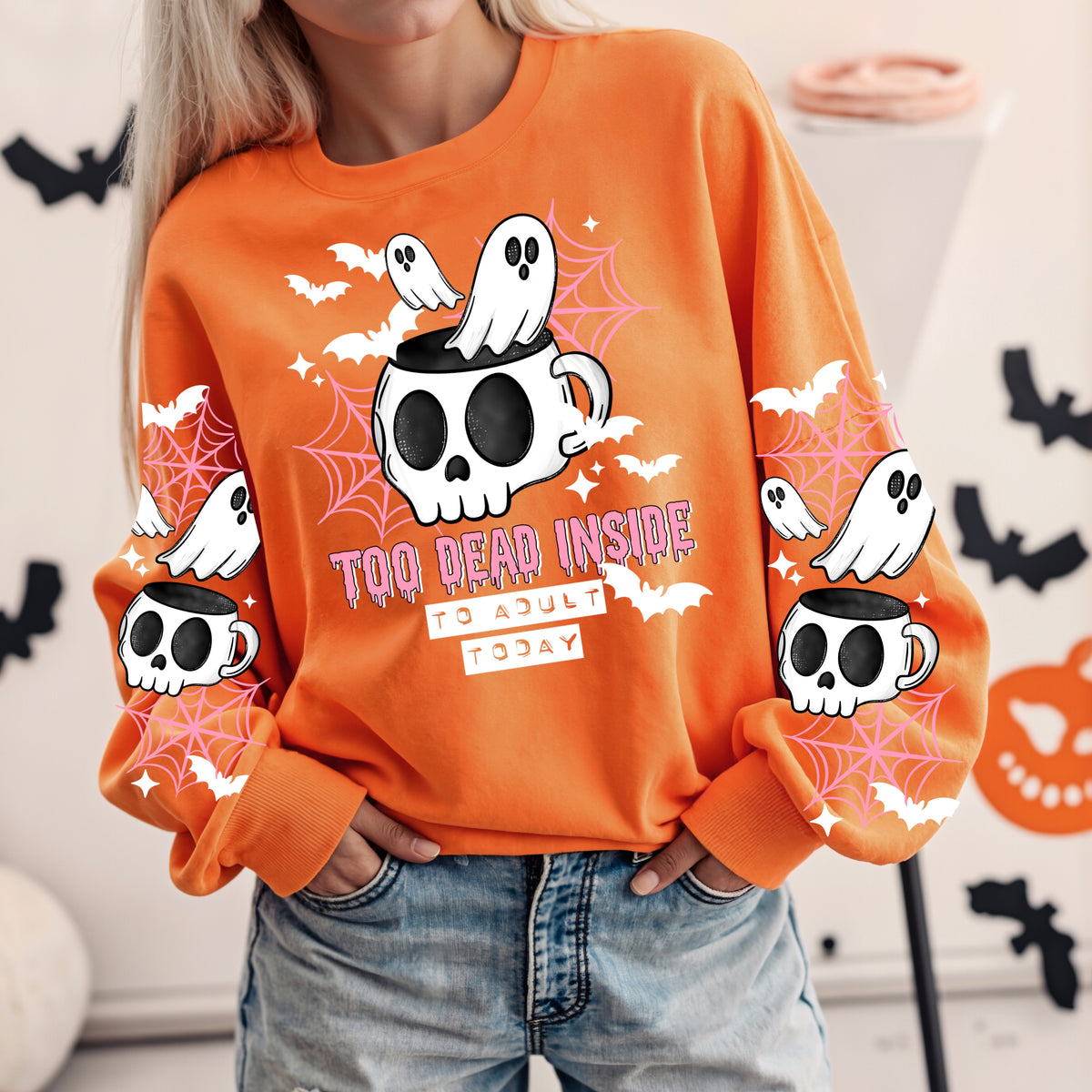 Too Dead Inside w/ Sleeves PNG