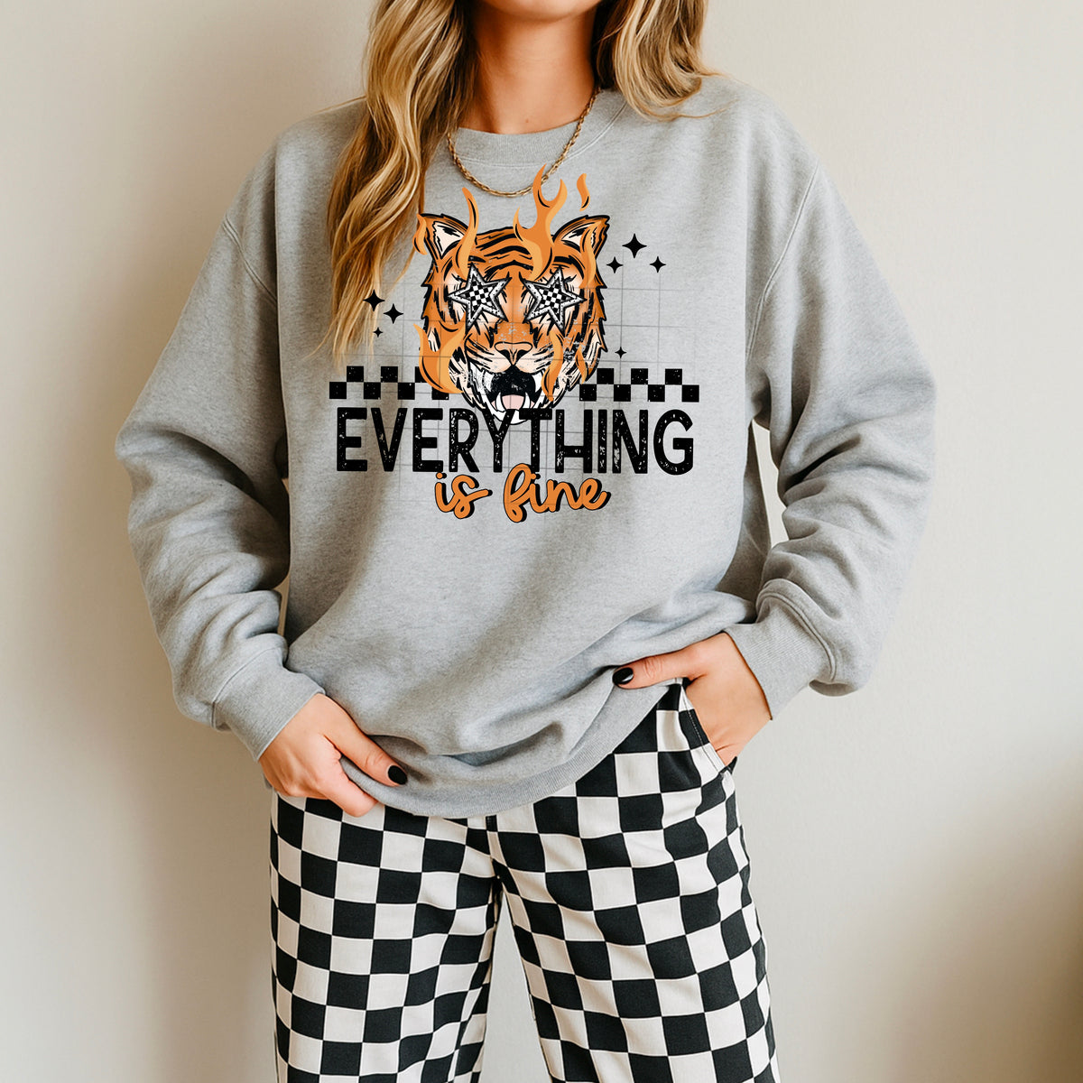 Everything Is Fine Tiger PNG