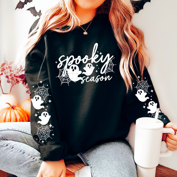 Spooky Season w/ Sleeves Single Color PNG