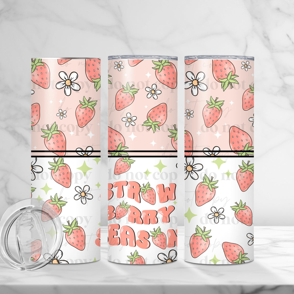 Strawberry Season Tumbler Wrap