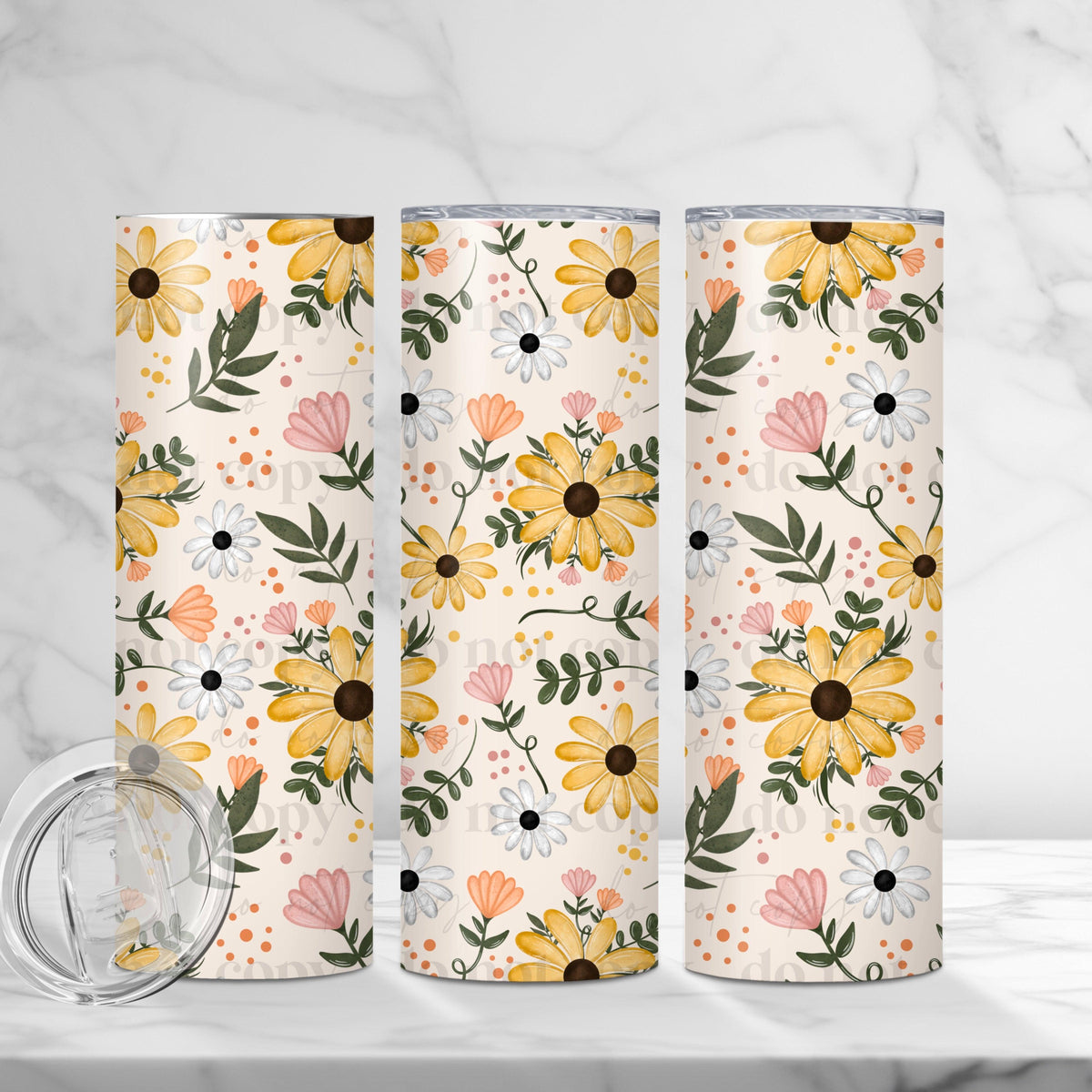 Florals Tumbler Wrap