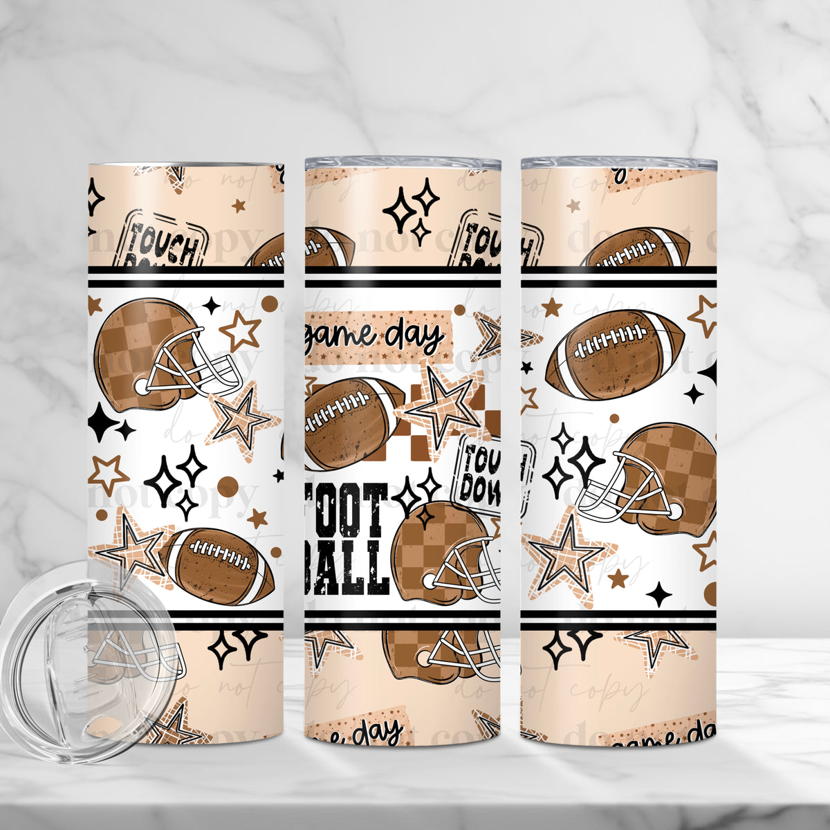 Gameday Football Tumbler Wrap