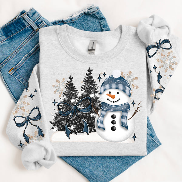 North Pole Snowman w/ Sleeves PNG