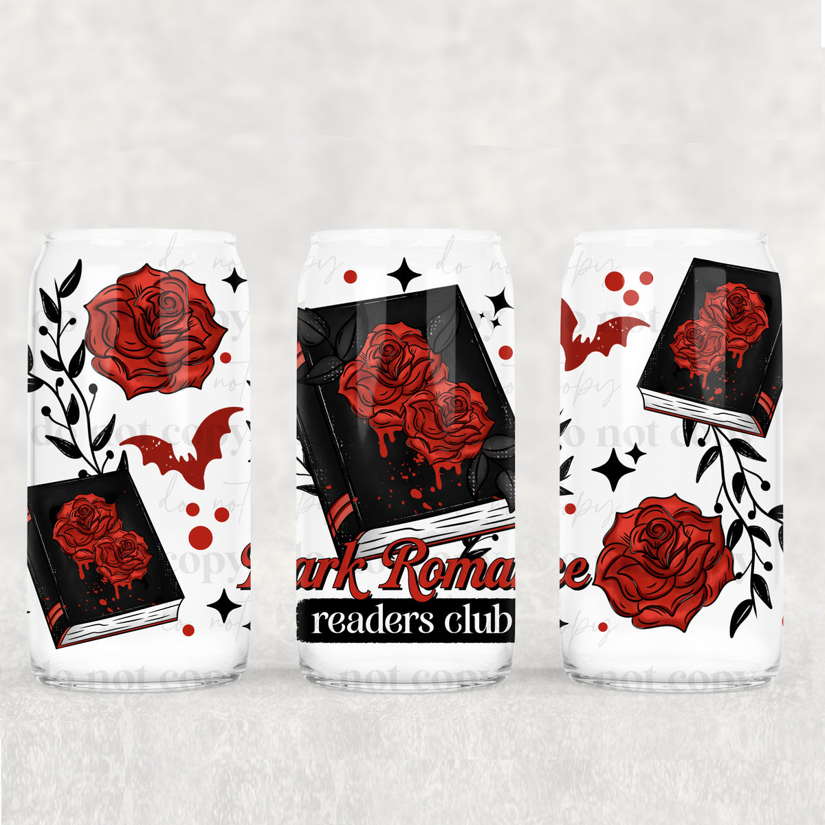 Dark Romance 16oz Glass Wrap