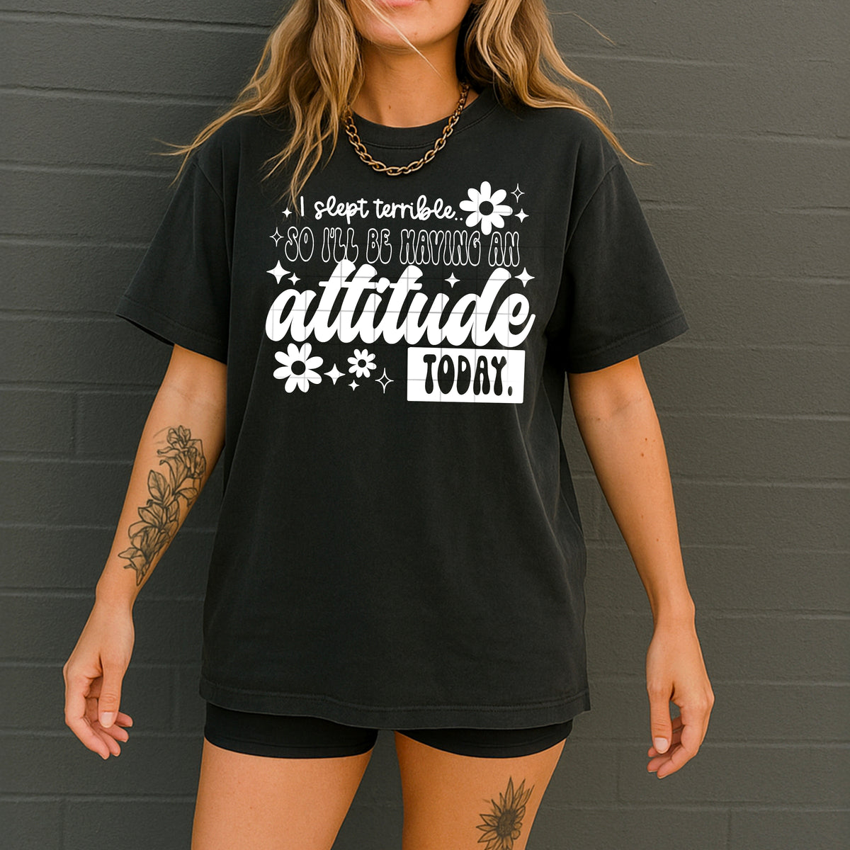 I'll Be Having An Attitude Single Color PNG