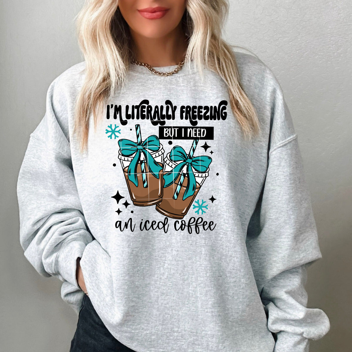 Literally Freezing Iced Coffee PNG