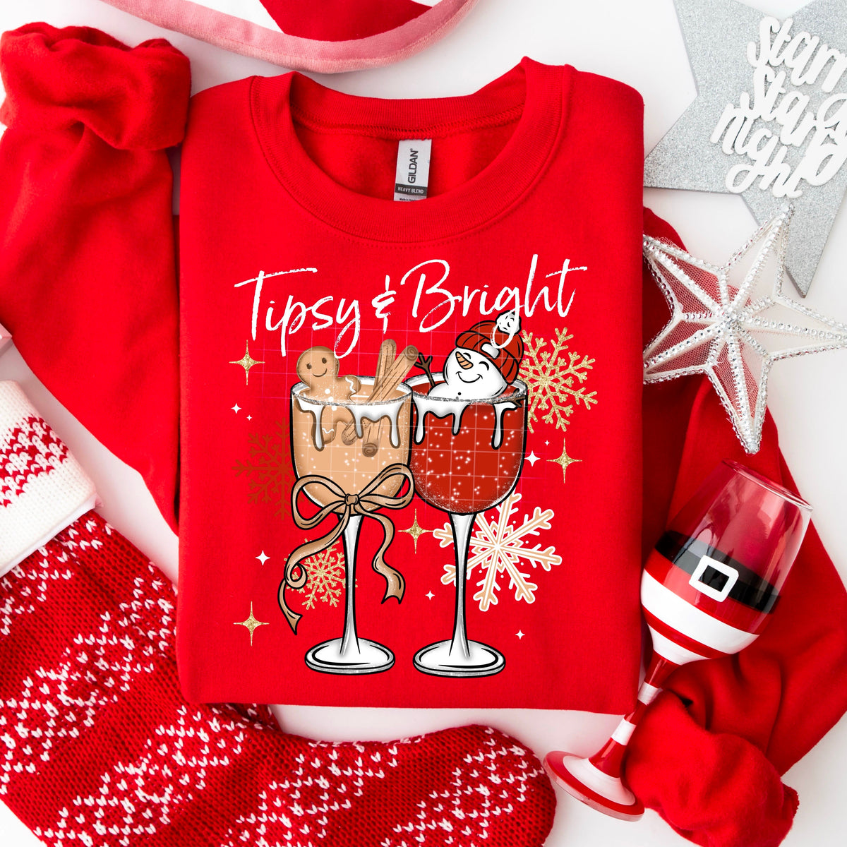 Tipsy & Bright Wine PNG