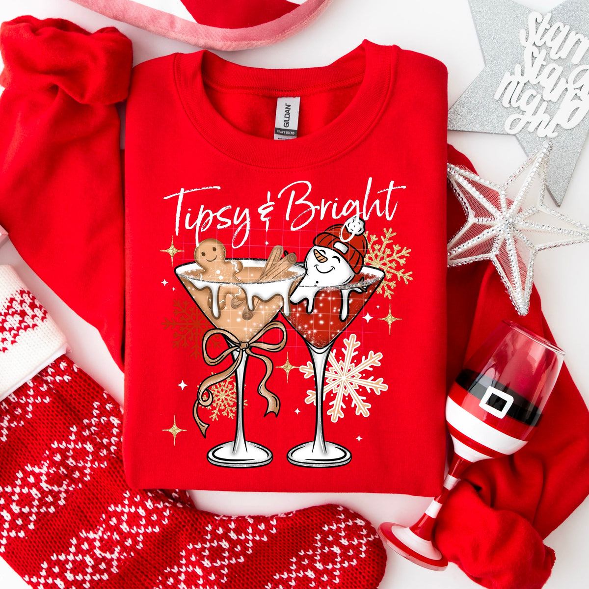 Tipsy & Bright Martini PNG