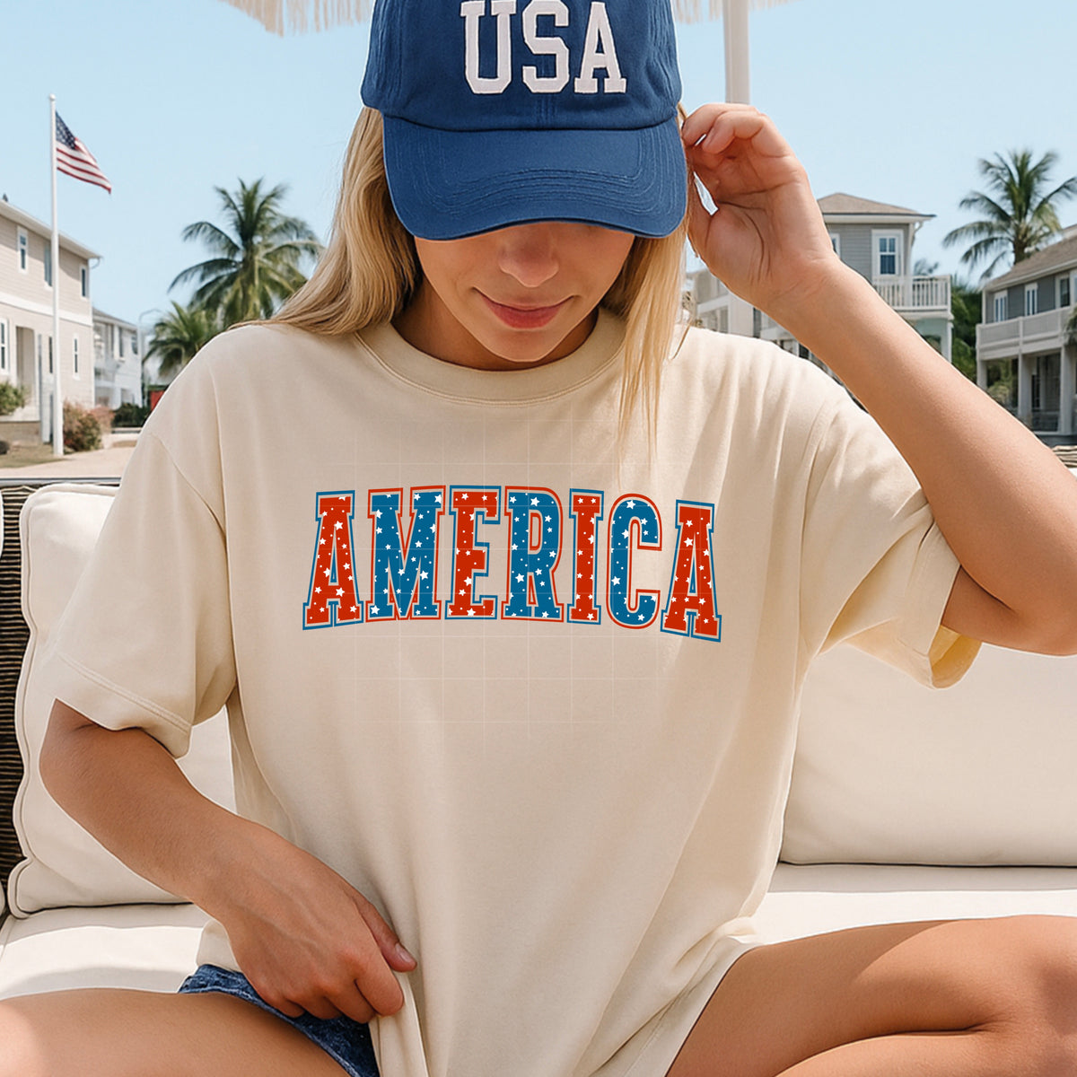 America Stars PNG
