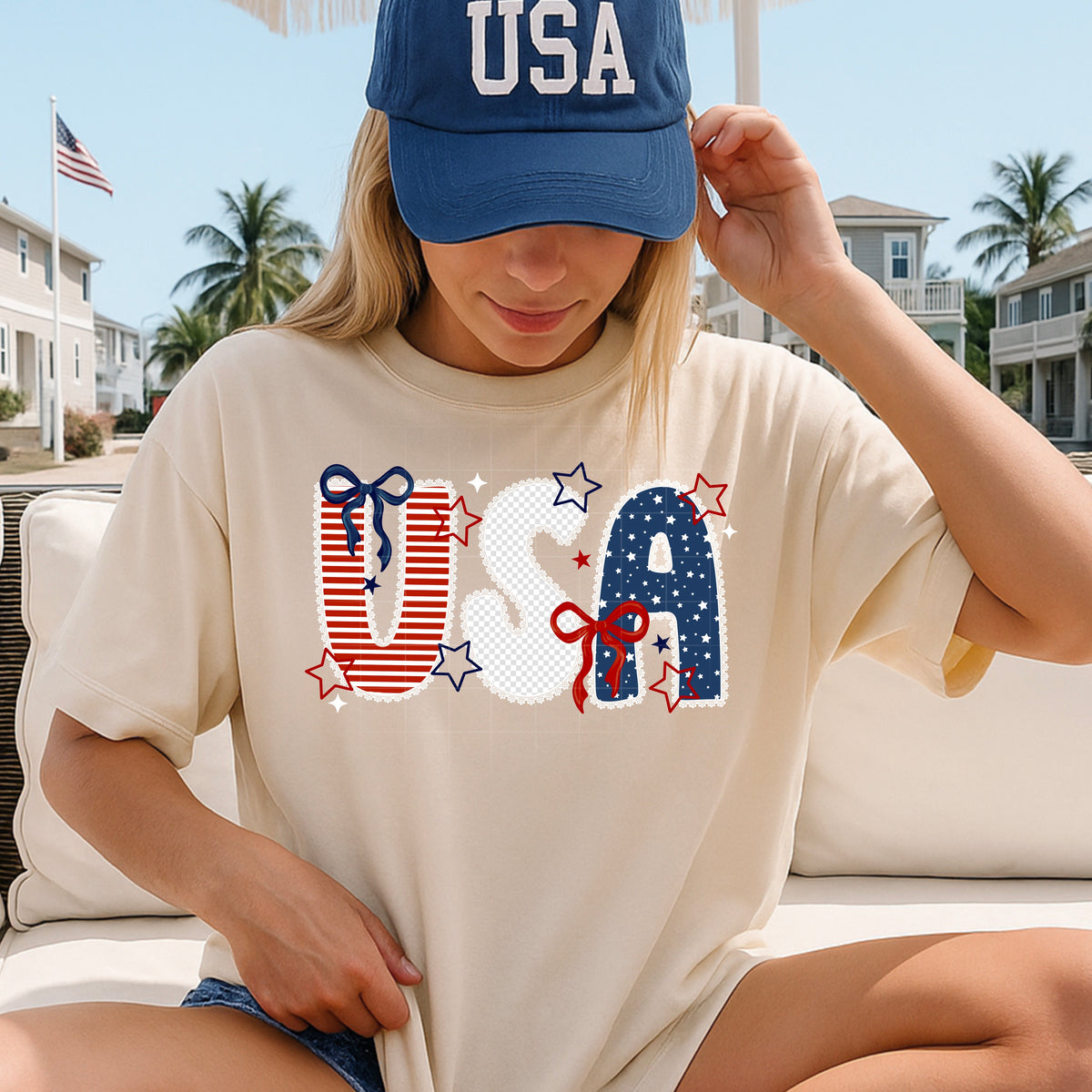 USA Lace PNG