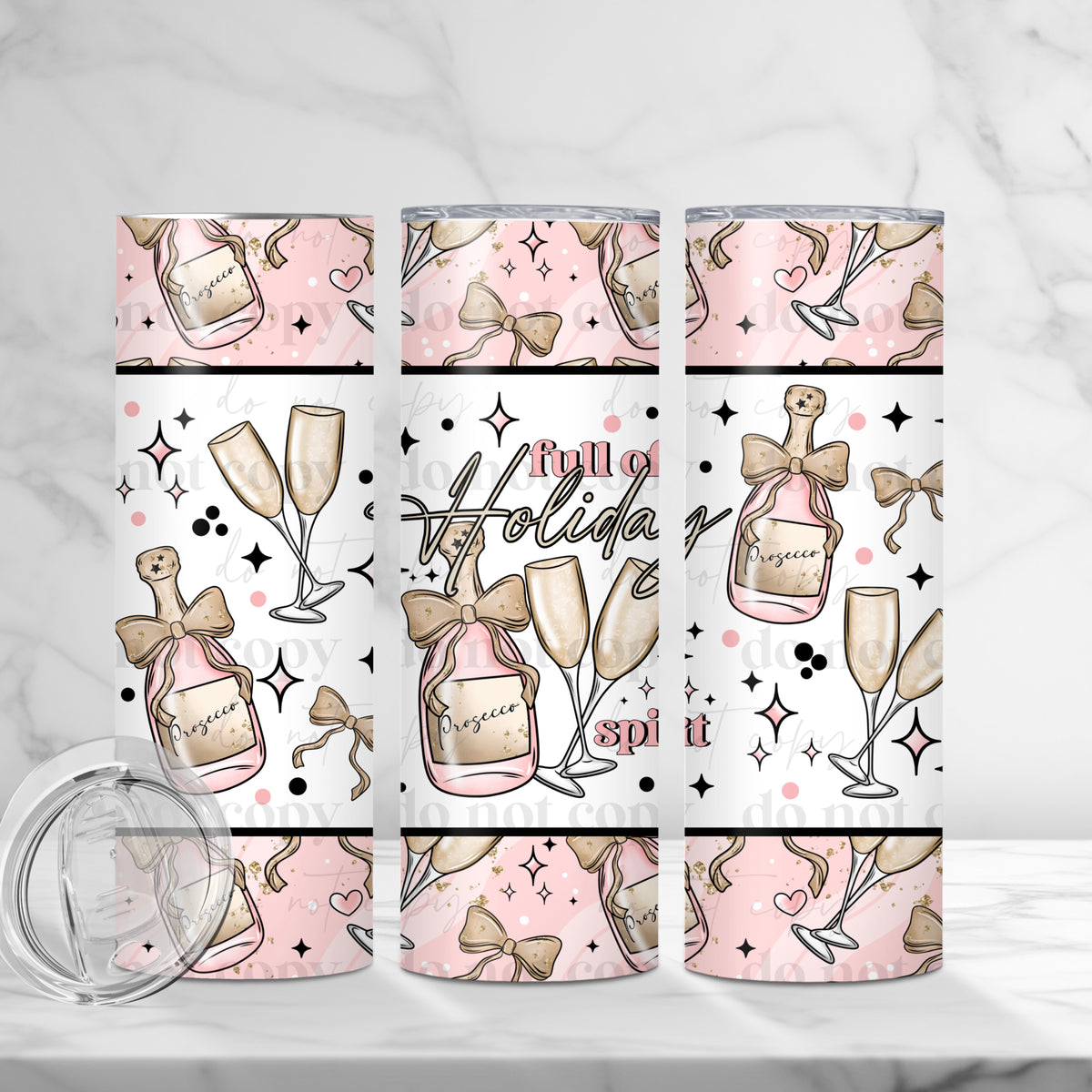 Holiday Spirit Tumbler Wrap