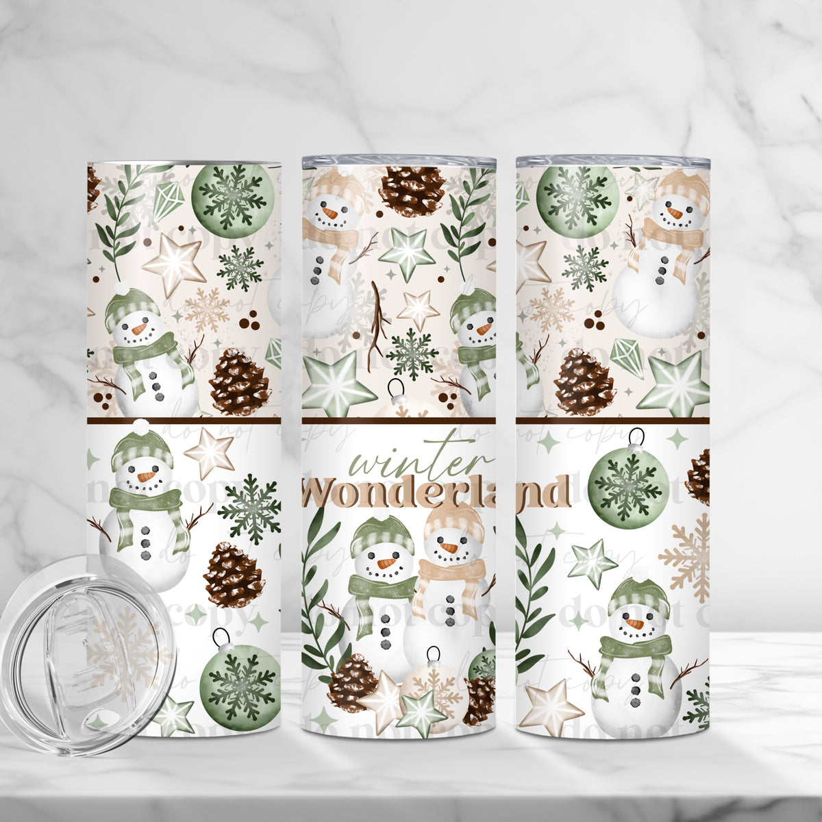 Winter Wonderland Tumbler Wrap