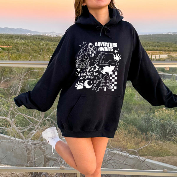 Adventure Awaits Single Color PNG