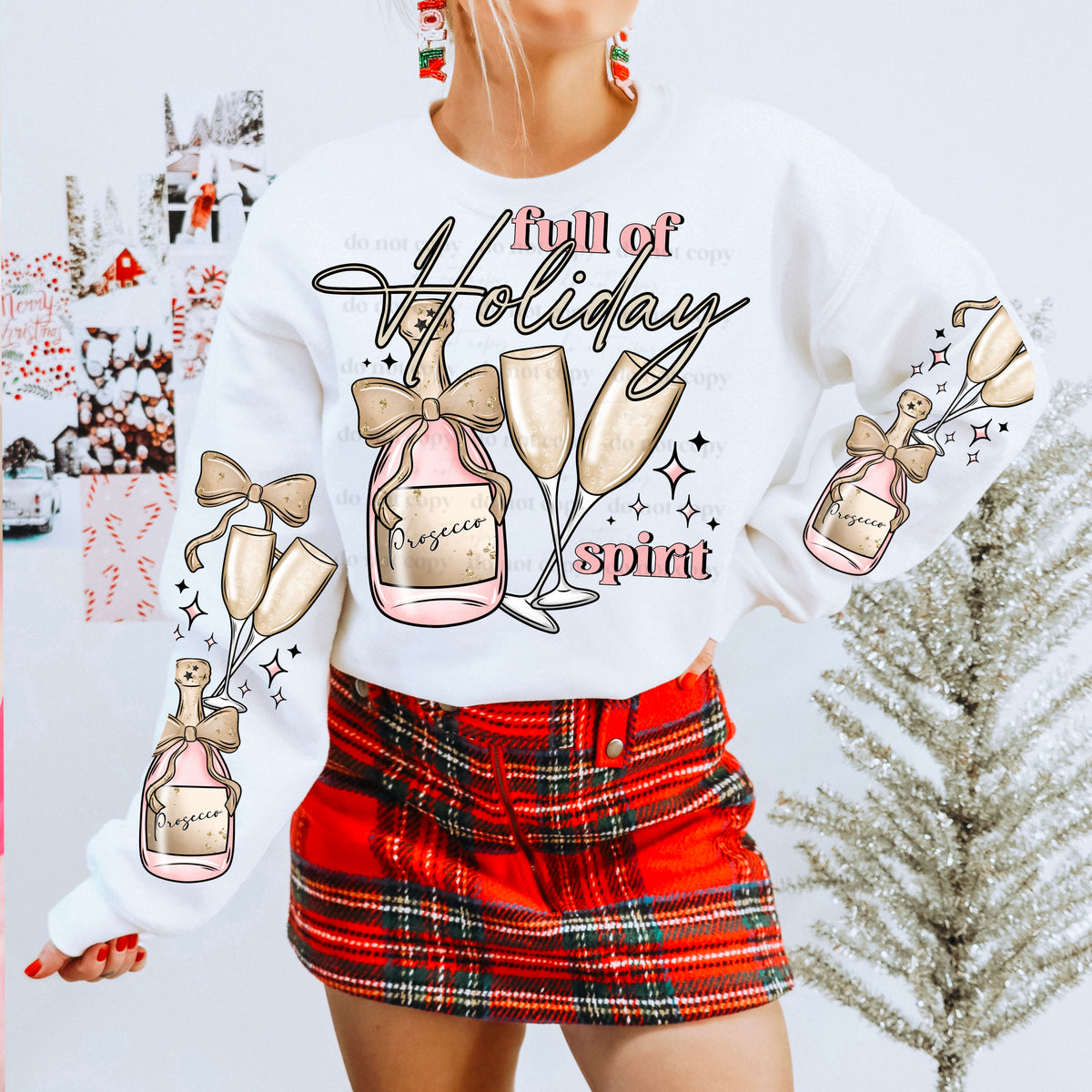 Holiday Spirit w/ Sleeves PNG