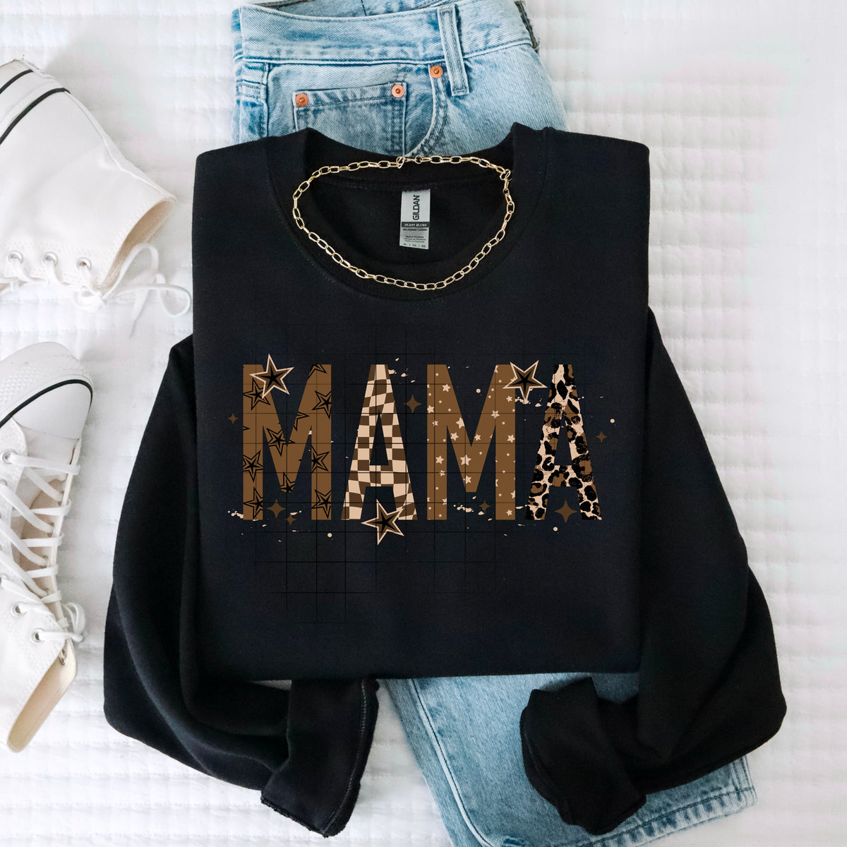 Checker Cheetah Mama PNG