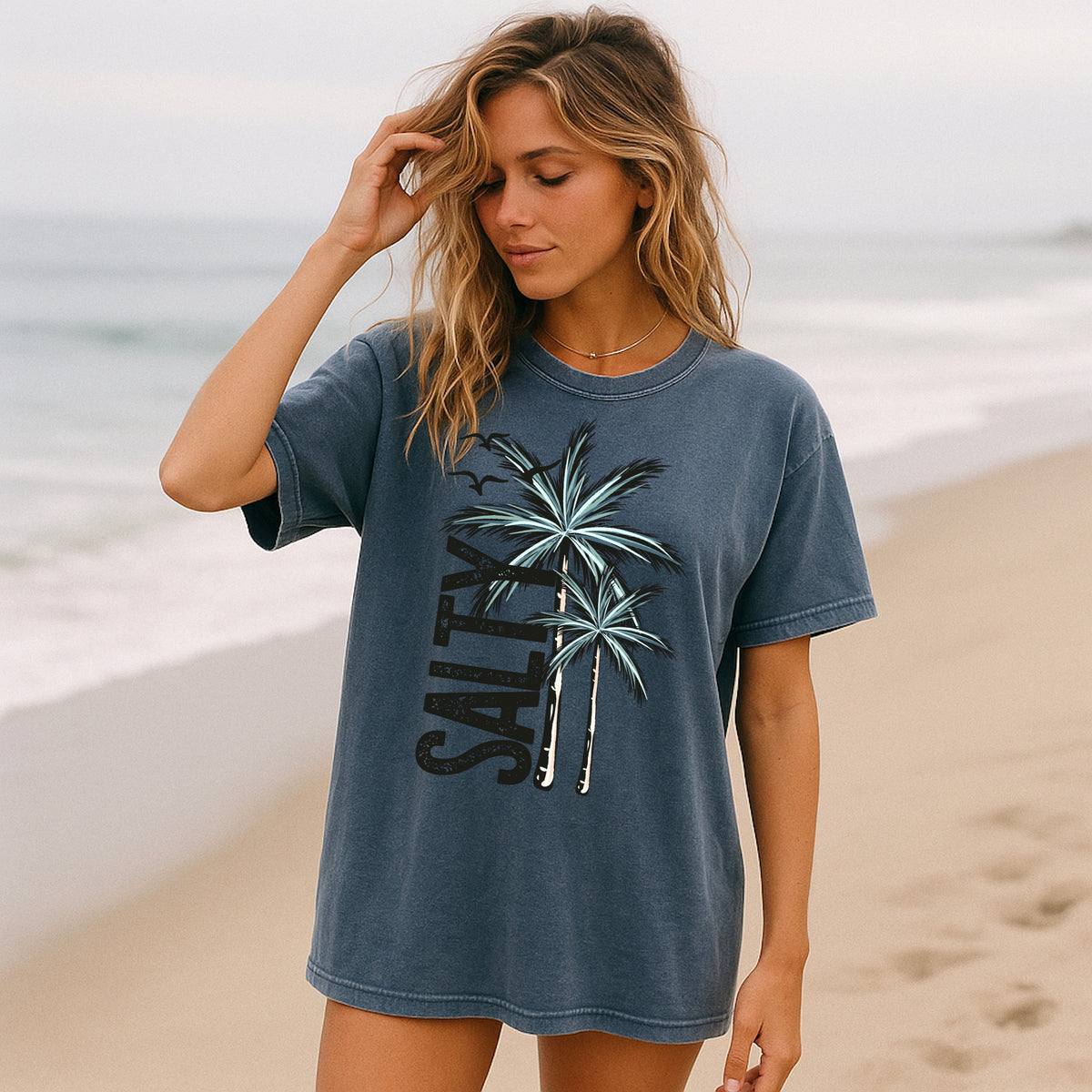 Salty Palm Trees PNG