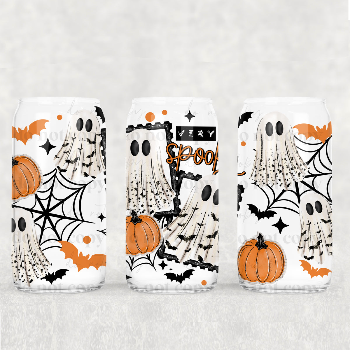 Very Spooky 16oz Glass Wrap