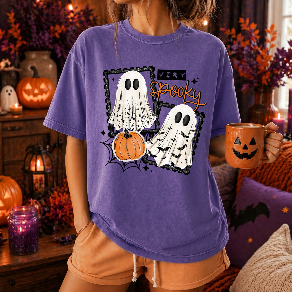 Very Spooky Ghosts PNG