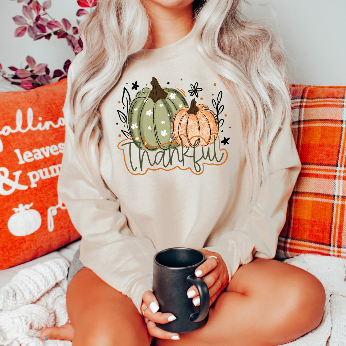 Thankful Pumpkins PNG