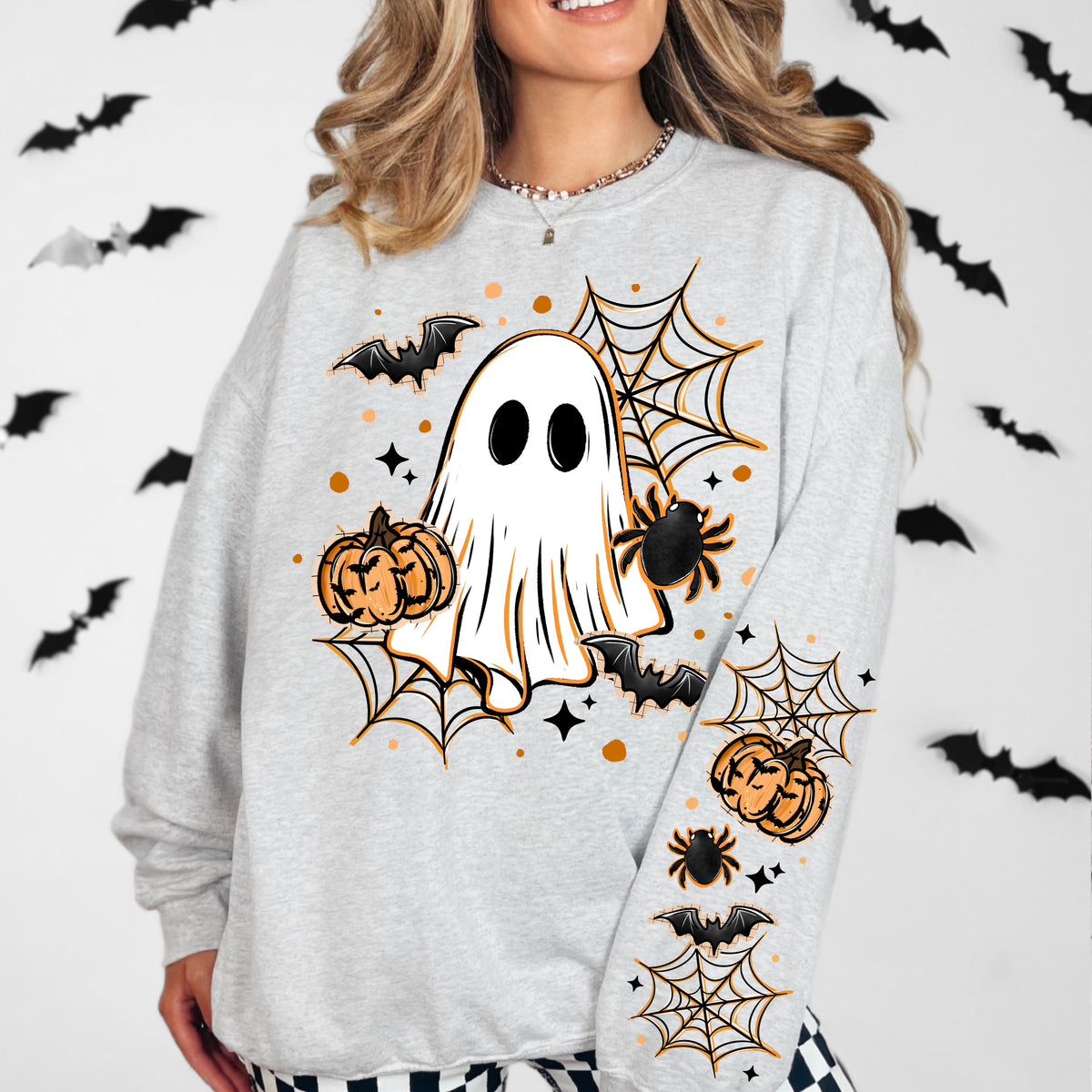 Ghostie w/ Sleeves PNG