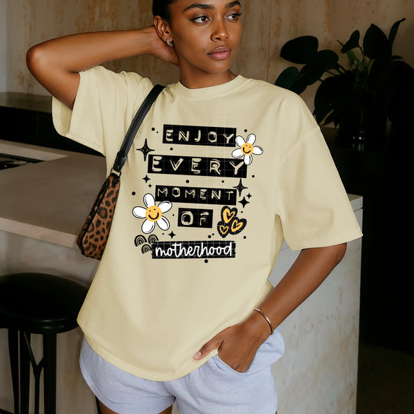 Enjoy Every Moment Motherhood PNG