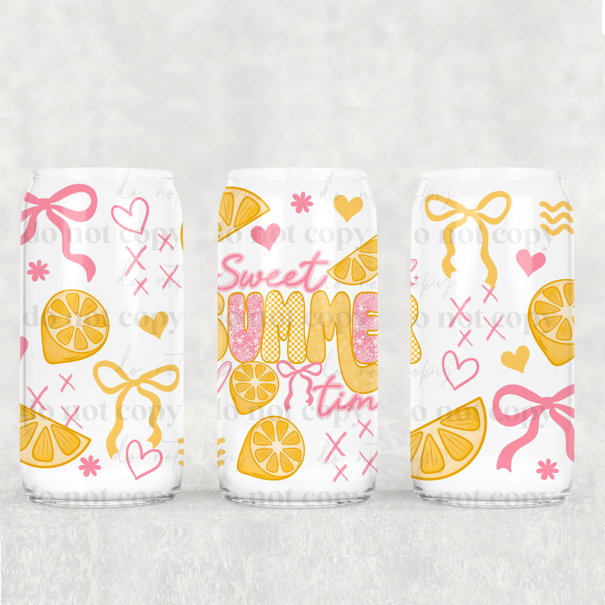 Sweet Summertime 16 Oz Glass Wrap