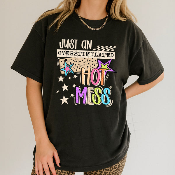 Overstimulated Hot Mess PNG