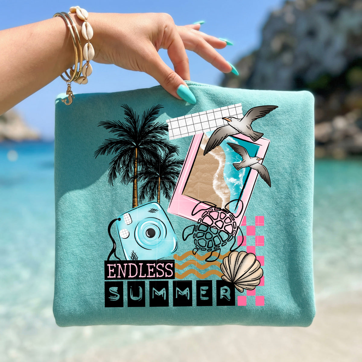 Endless Summer Collage PNG