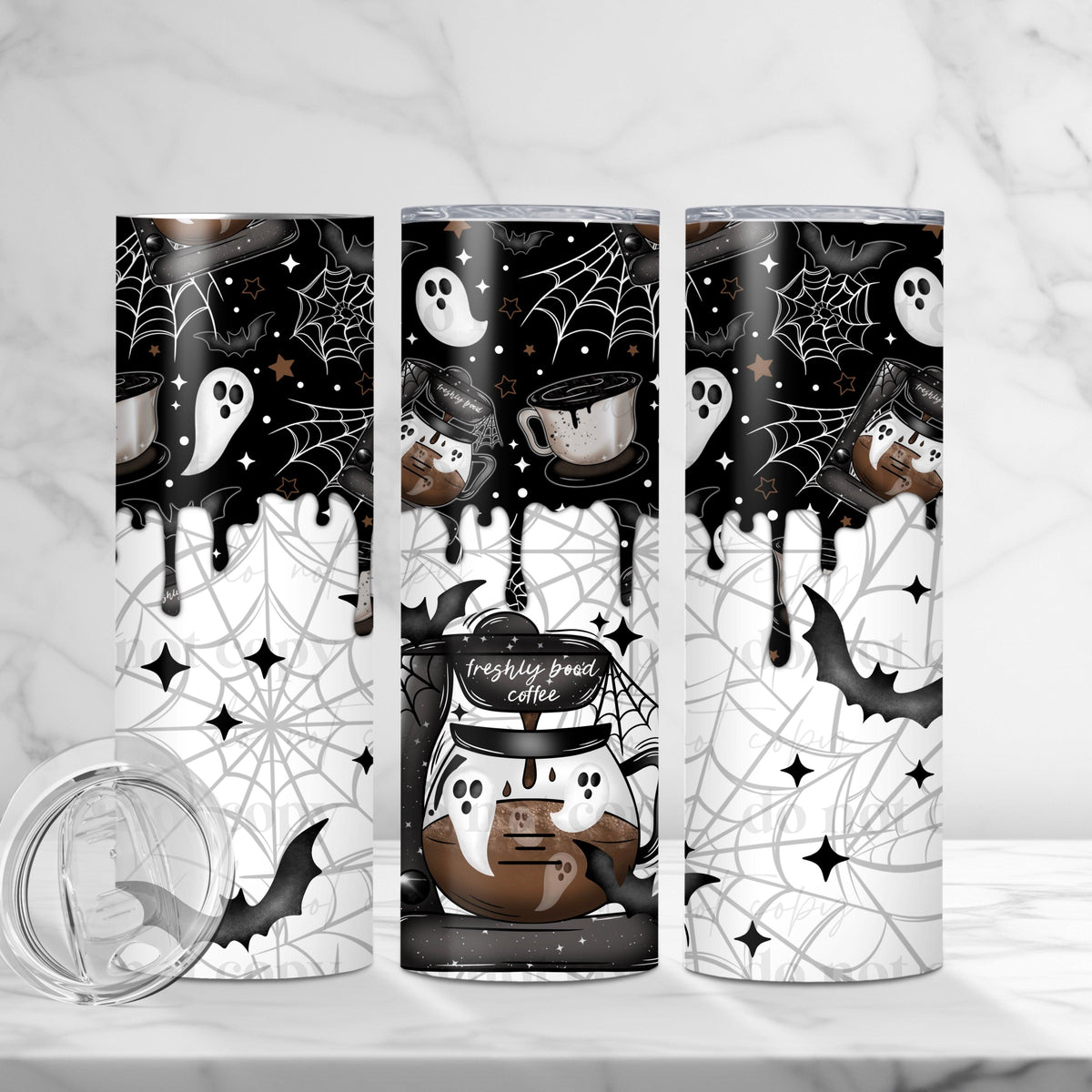 Freshly Boo'd Coffee Tumbler Wrap