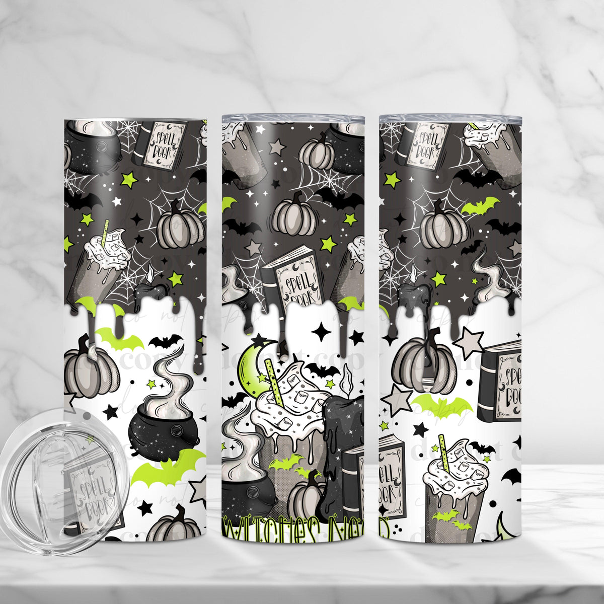 Witches Need Coffee Tumbler Wrap