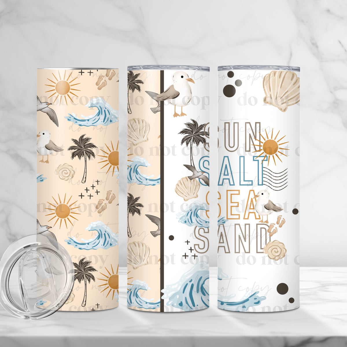 Sun Salt Sea Sand Tumbler Wrap