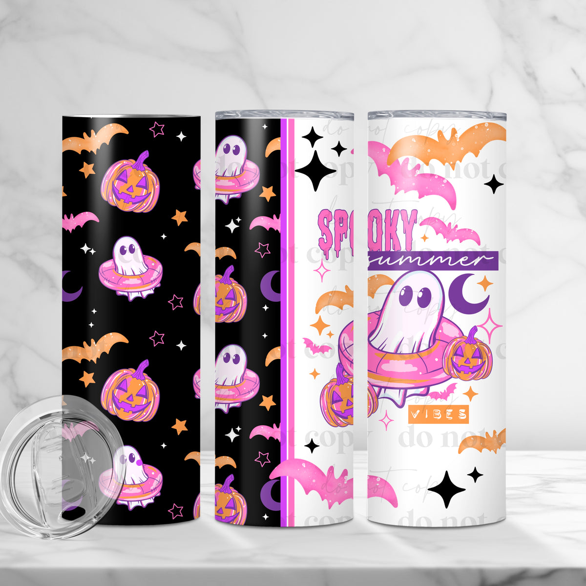 Spooky Summer Tumbler Wrap
