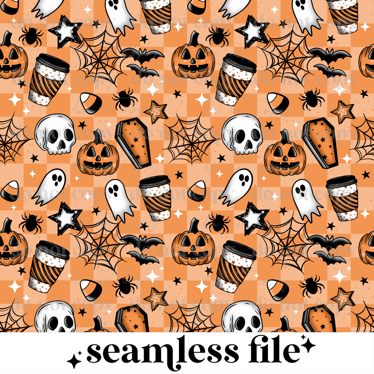 Halloween Vibes Seamless
