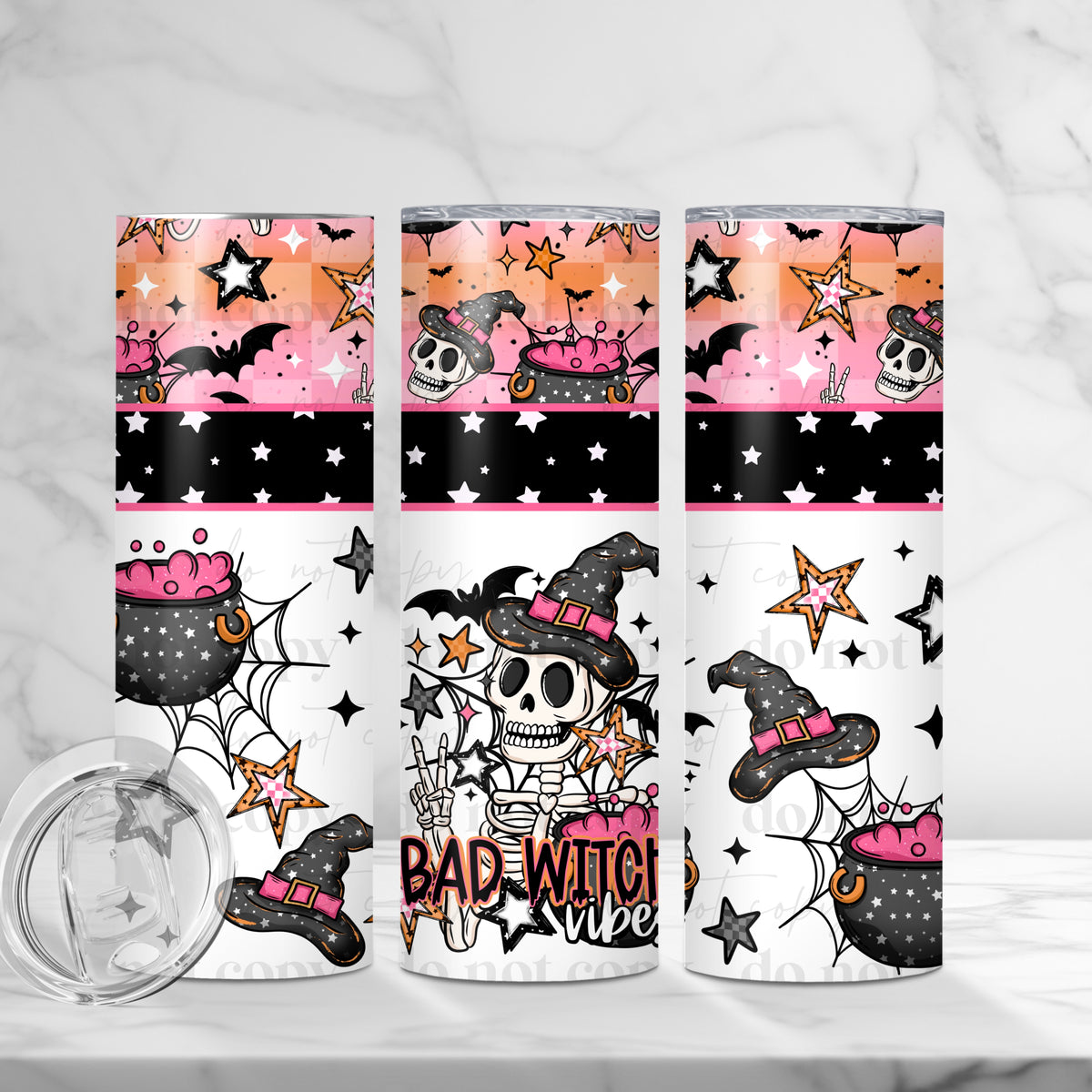Bad Witch Vibes Tumbler Wrap