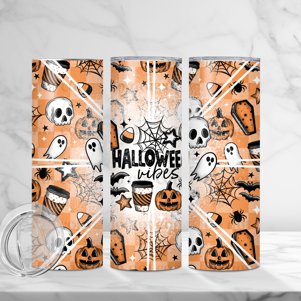 Halloween Vibes Tumbler Wrap