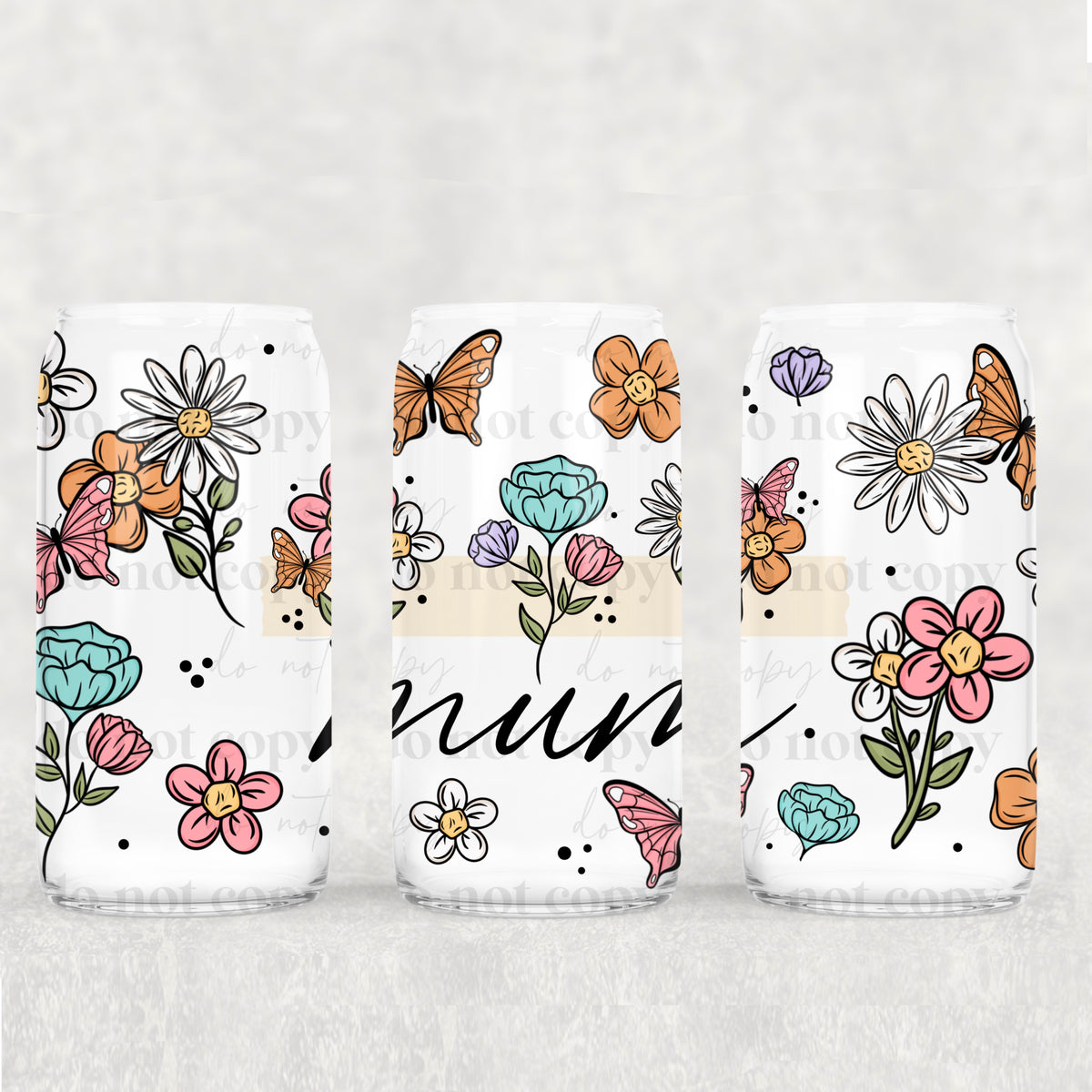Mum 16oz Glass Wrap