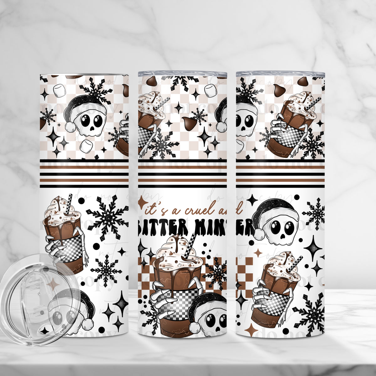 Cruel Winter Tumbler Wrap