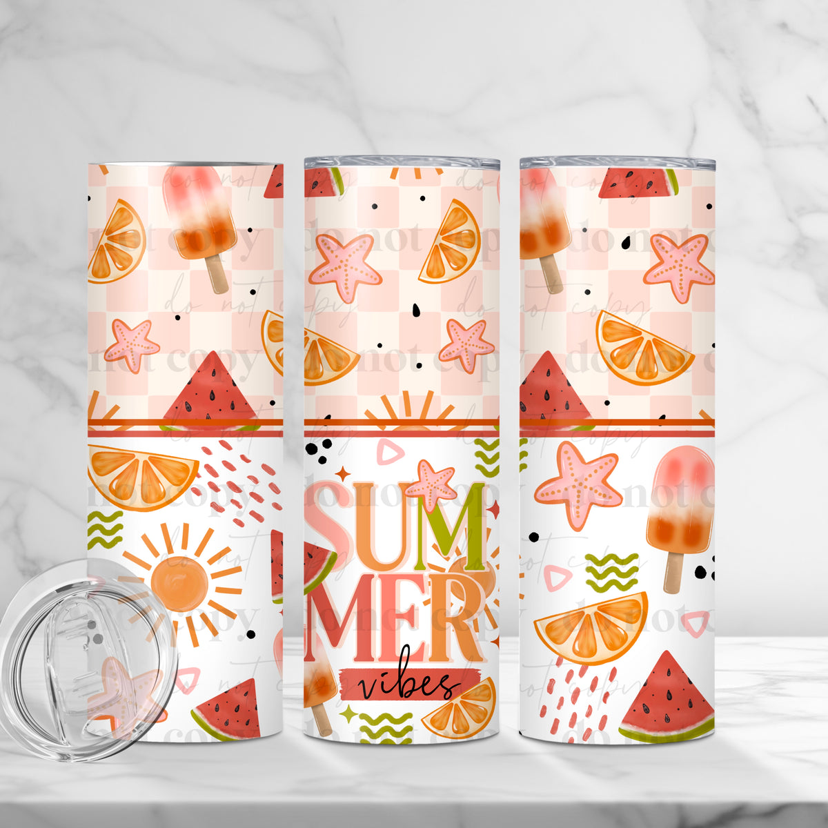Summer Vibes Tumbler Wrap
