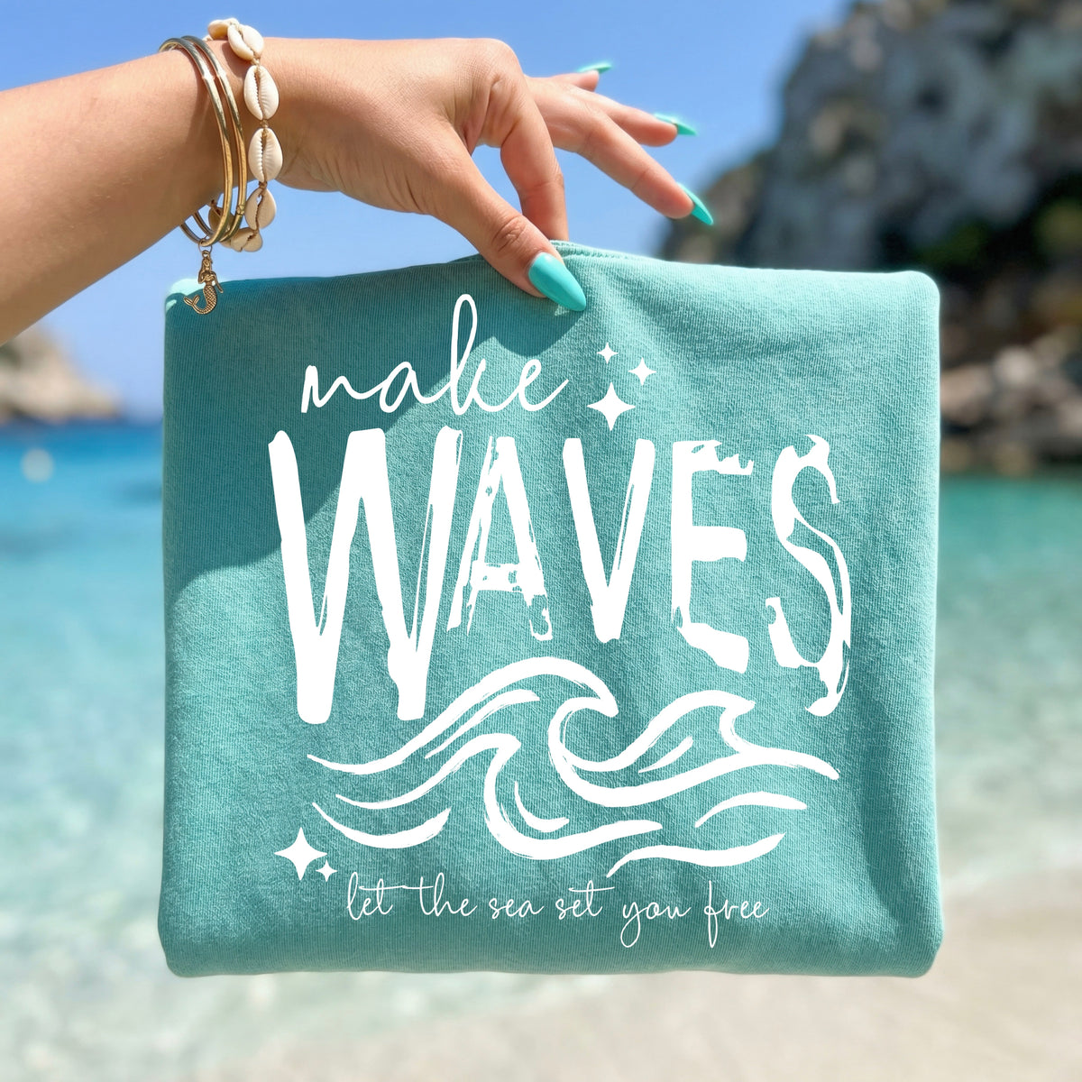 Make Waves Single Color PNG