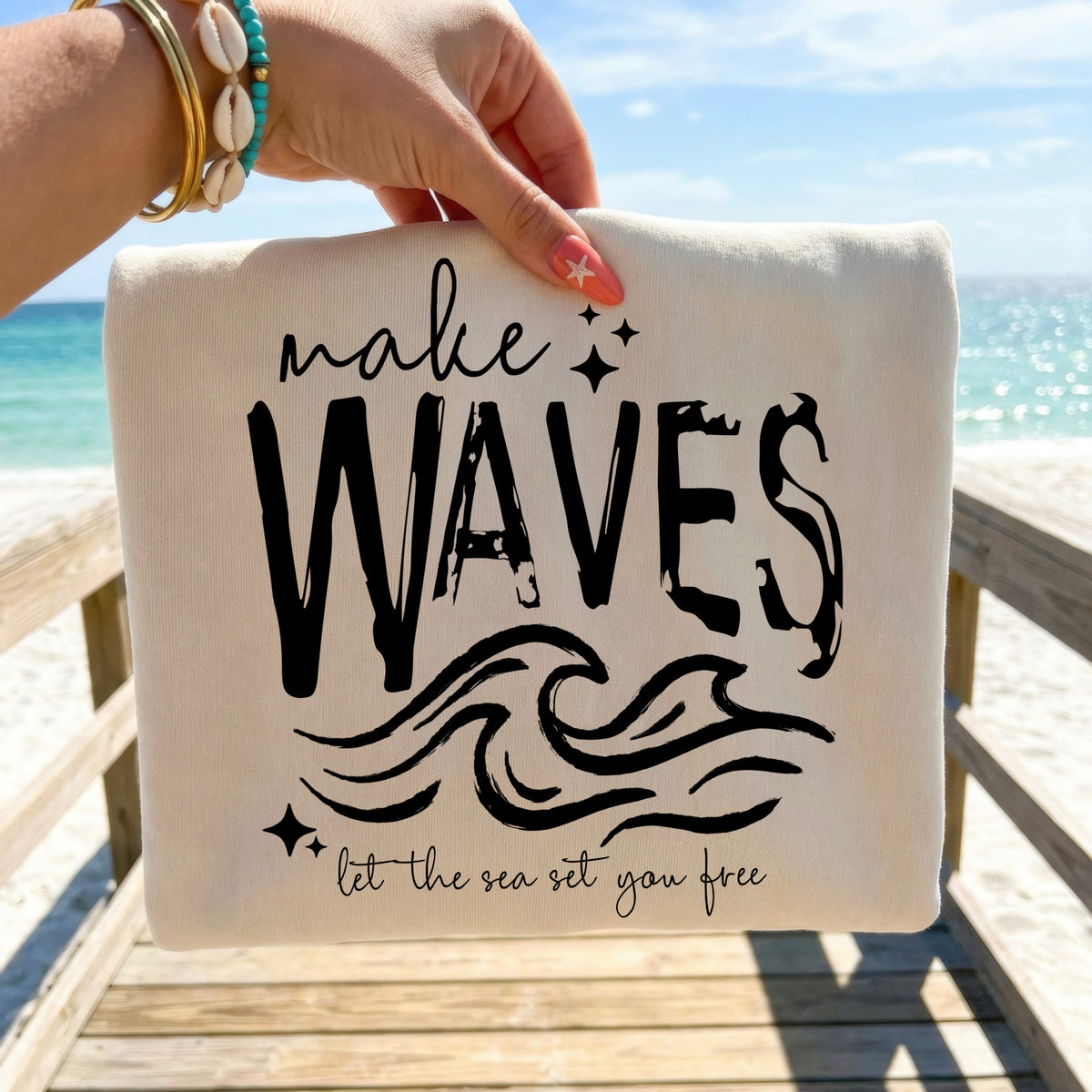 Make Waves Single Color PNG