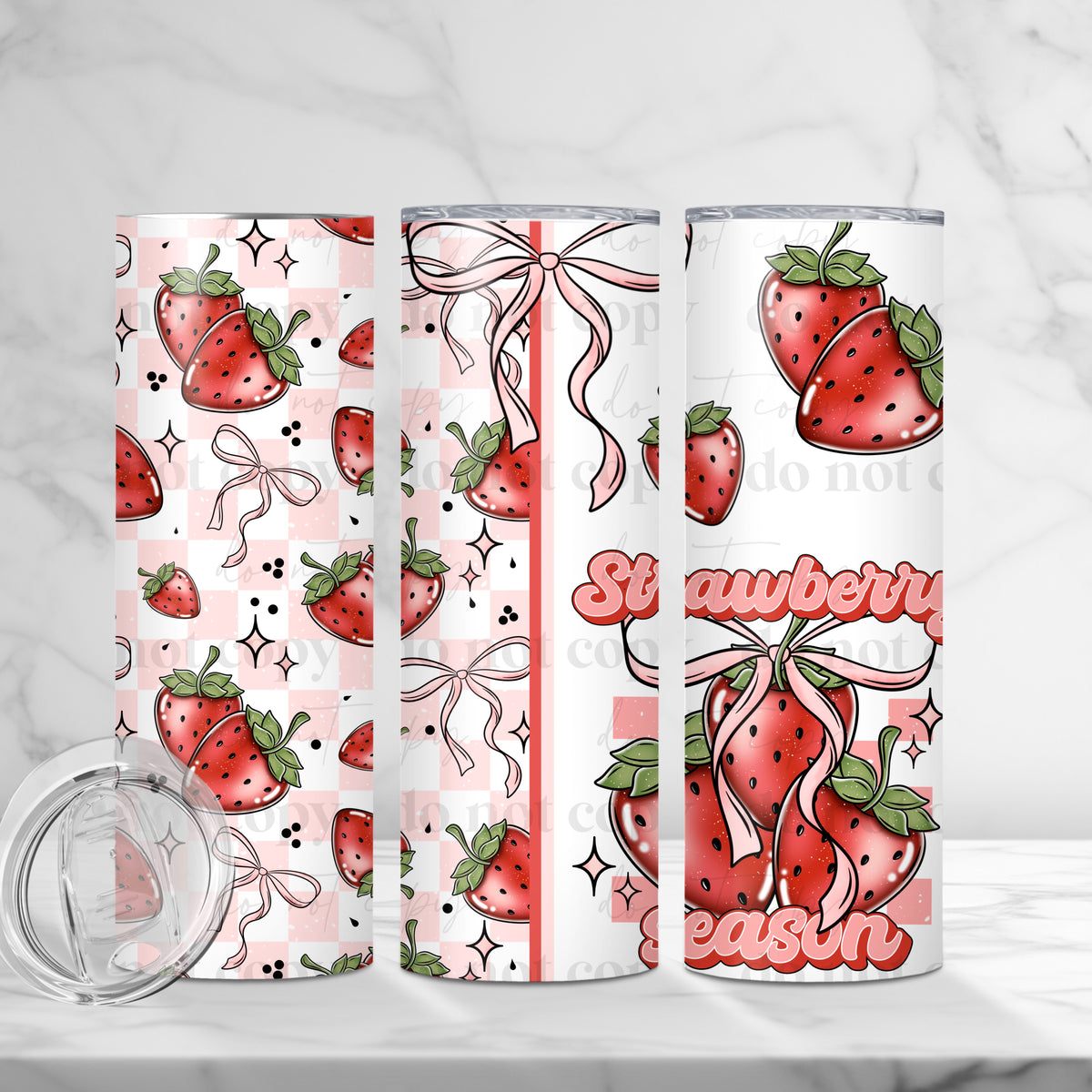 Strawberry Season Tumbler Wrap