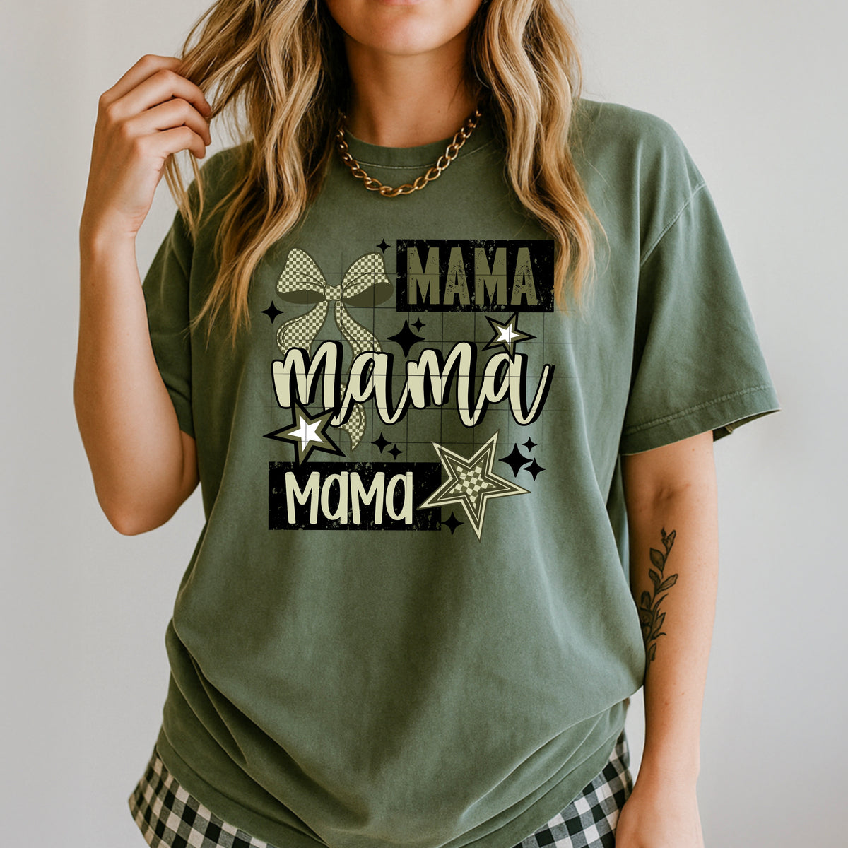 Mama Army Green PNG